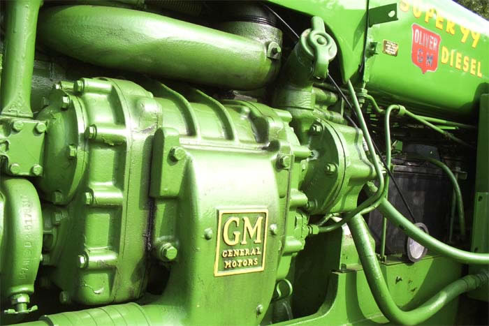 Oliver Super 99 GM Diesel Tractor Detail 6